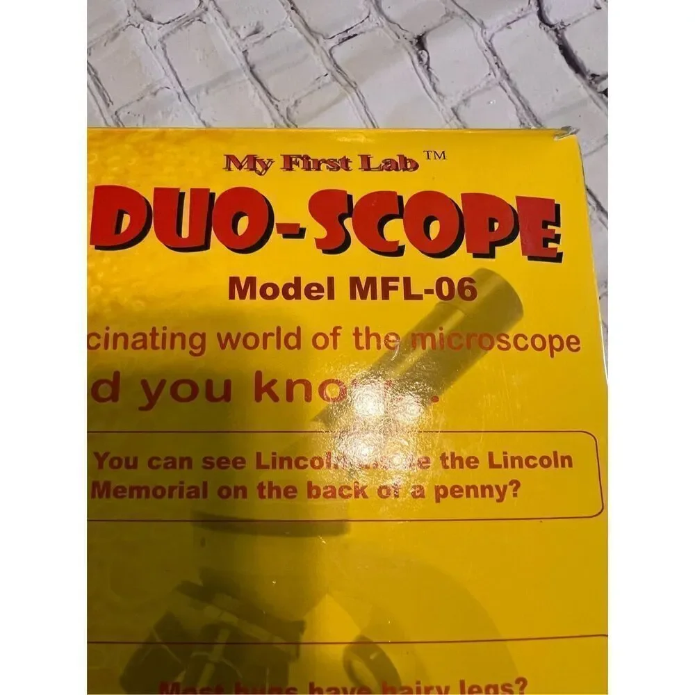 My First Lab Duo-Scope Kids Microscope Model MFL-06 Science Learning Homeschool